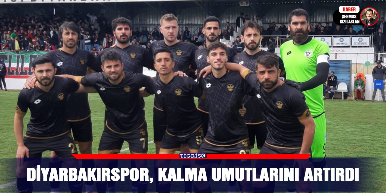 Diyarbakırspor,  kalma umutlarını artırdı