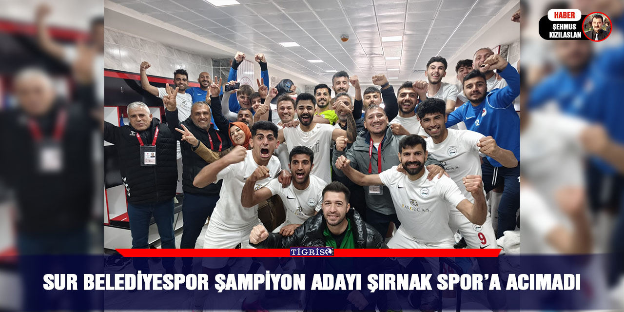 Sur Belediyespor Şampiyon Adayı Şırnak spor’a acımadı
