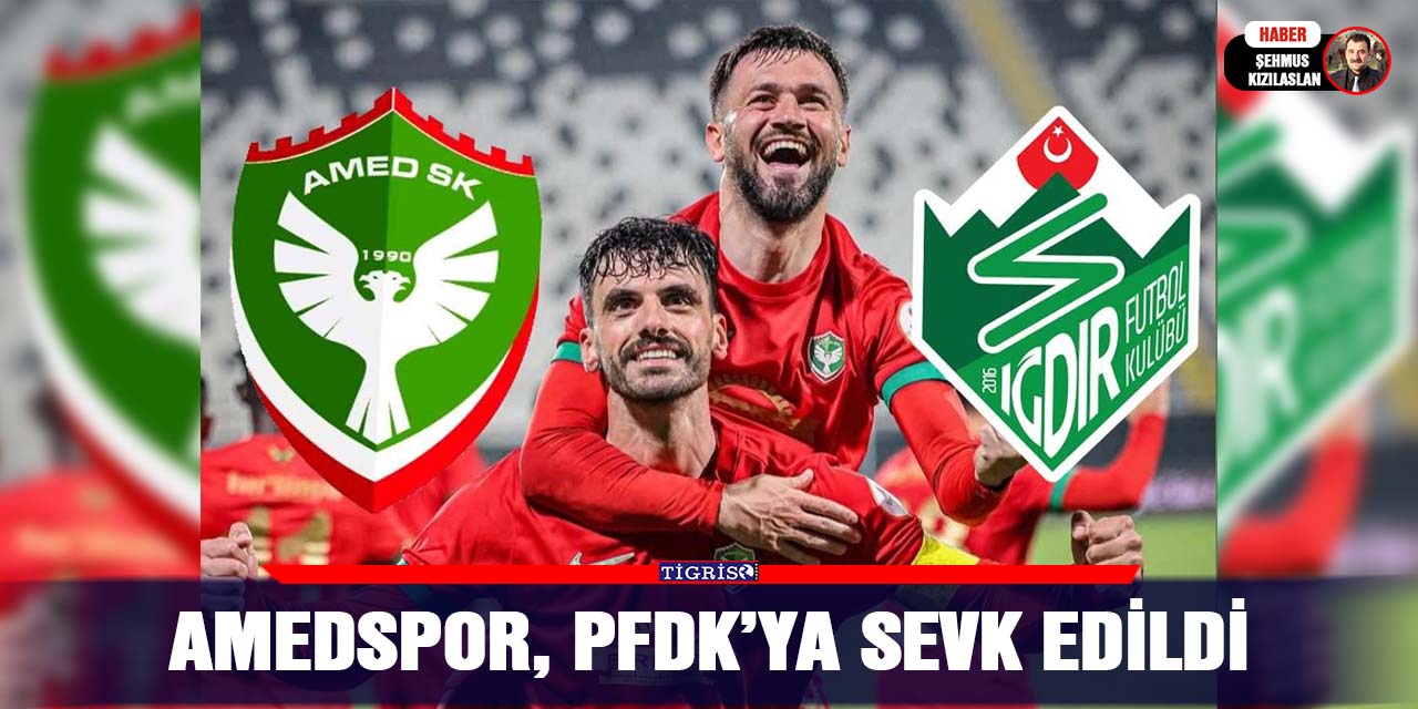 Amedspor, PFDK’ya sevk edildi