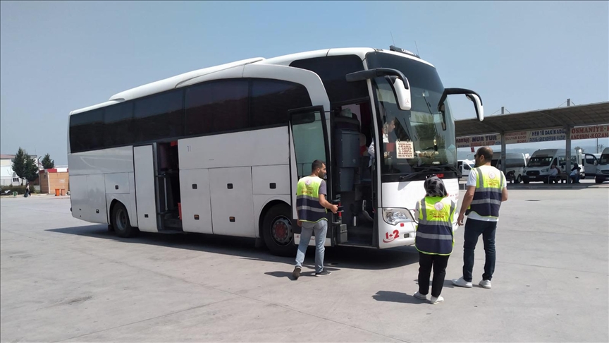 Bayramda 63 bin otobüs seferi denetlendi