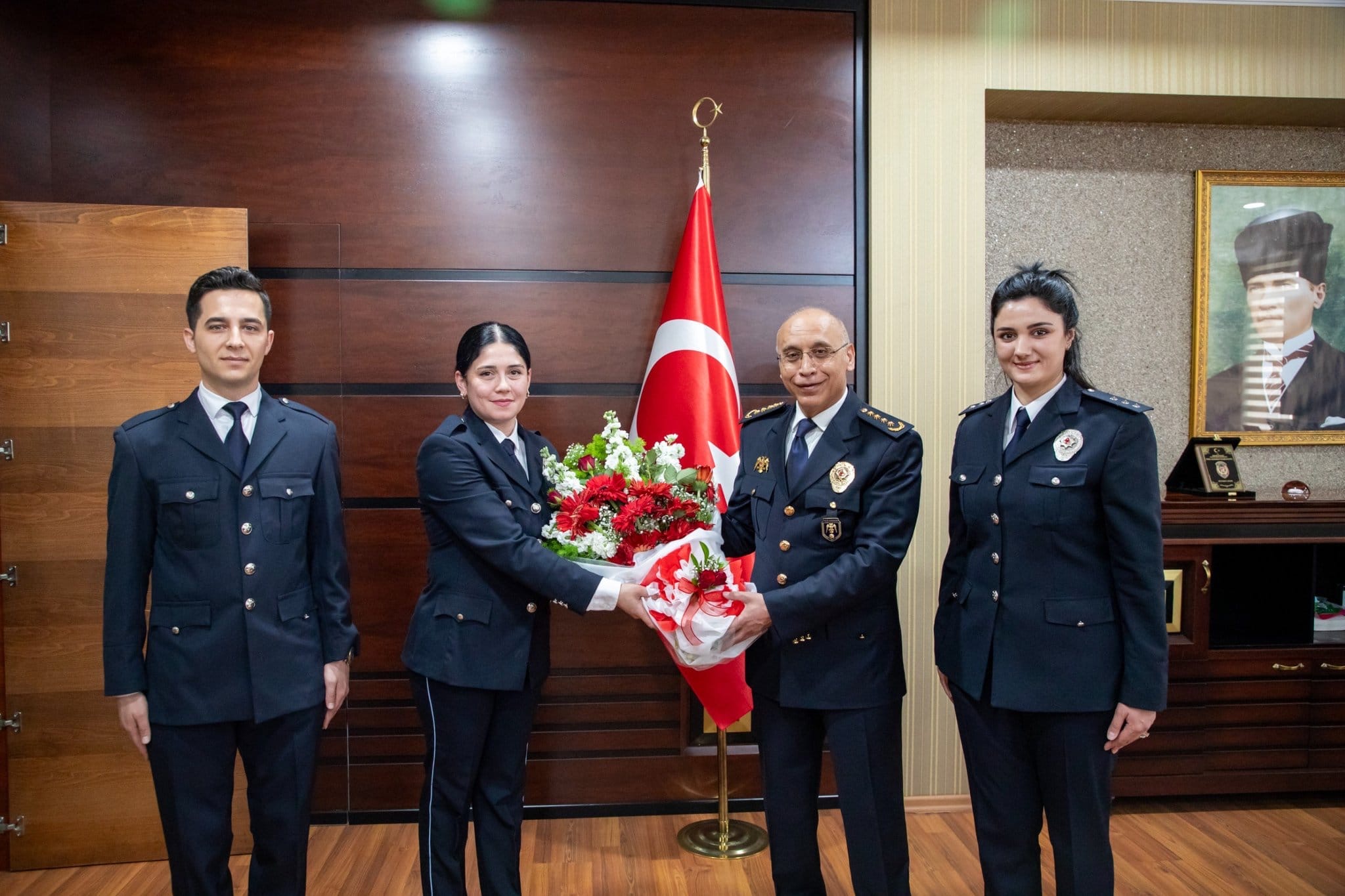 İl Emniyet Müdürü Fatih Kaya, Polis Haftası Tebriklerini Kabul Etti