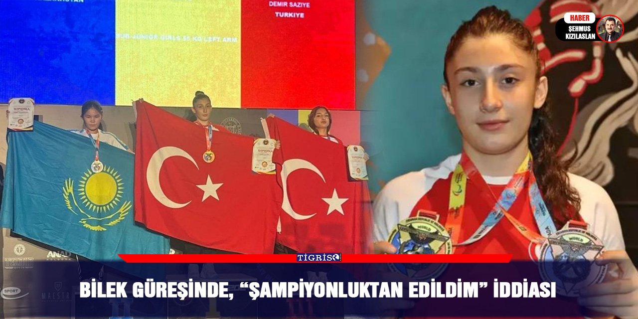 VİDEO - Bilek Güreşinde, “Şampiyonluktan edildim” iddiası