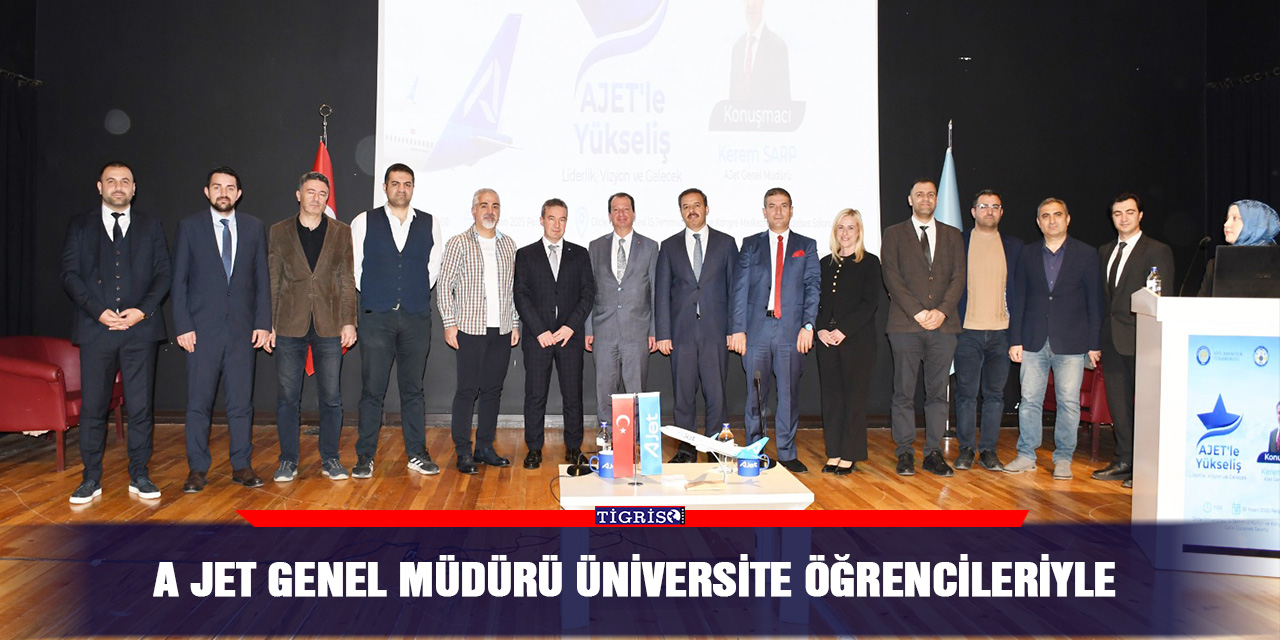A JET Genel Müdürü Üniversite öğrencileriyle