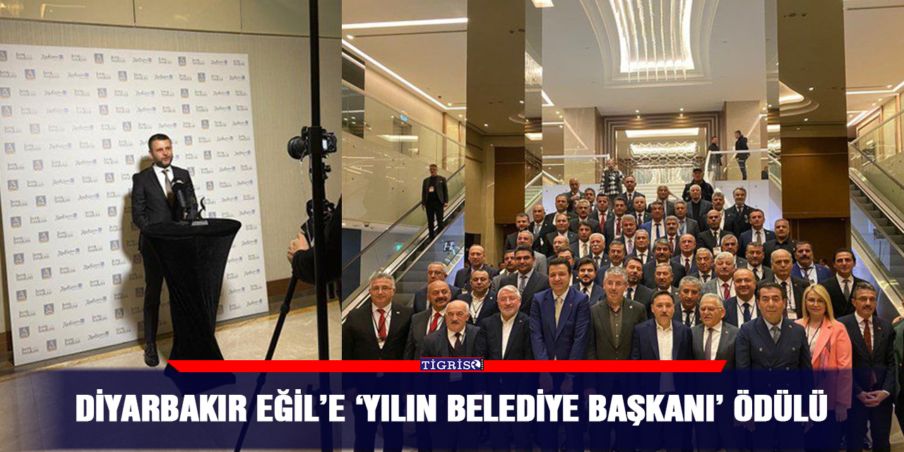 VİDEO - Diyarbakır Eğil’e ‘Yılın Belediye Başkanı’ ödülü