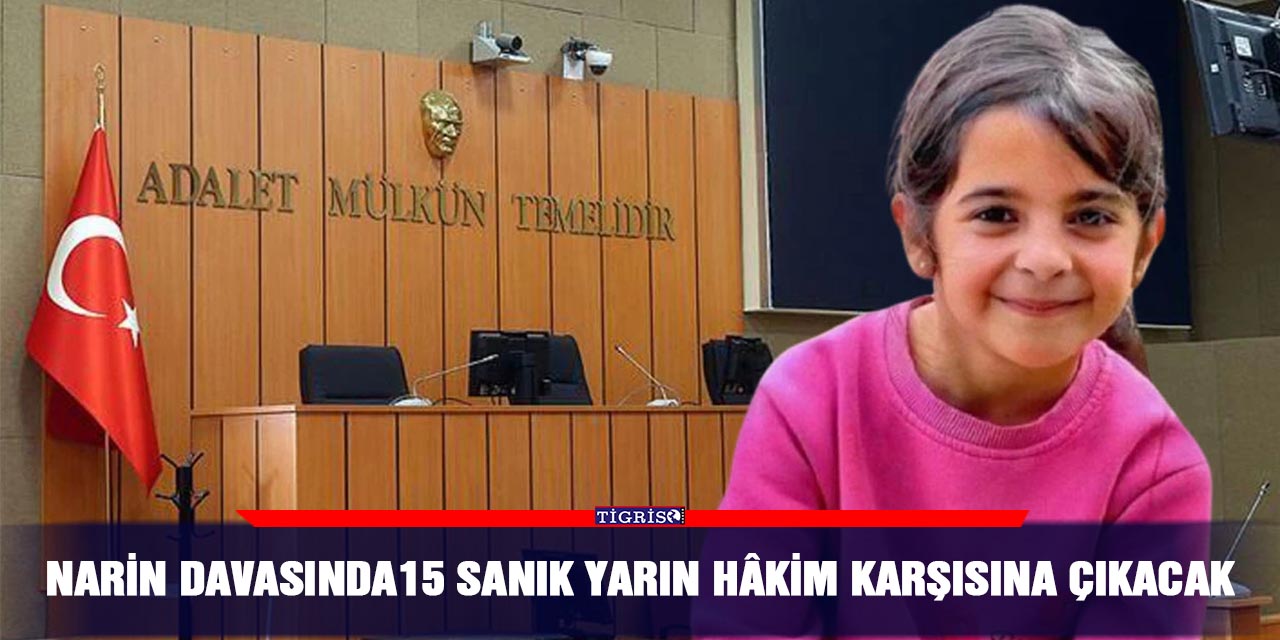 Narin davasında15 sanık yarın hâkim karşısına çıkacak