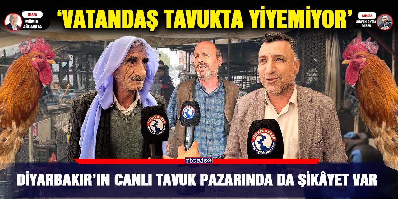 VİDEO - Diyarbakır’ın canlı tavuk pazarında da şikâyet var