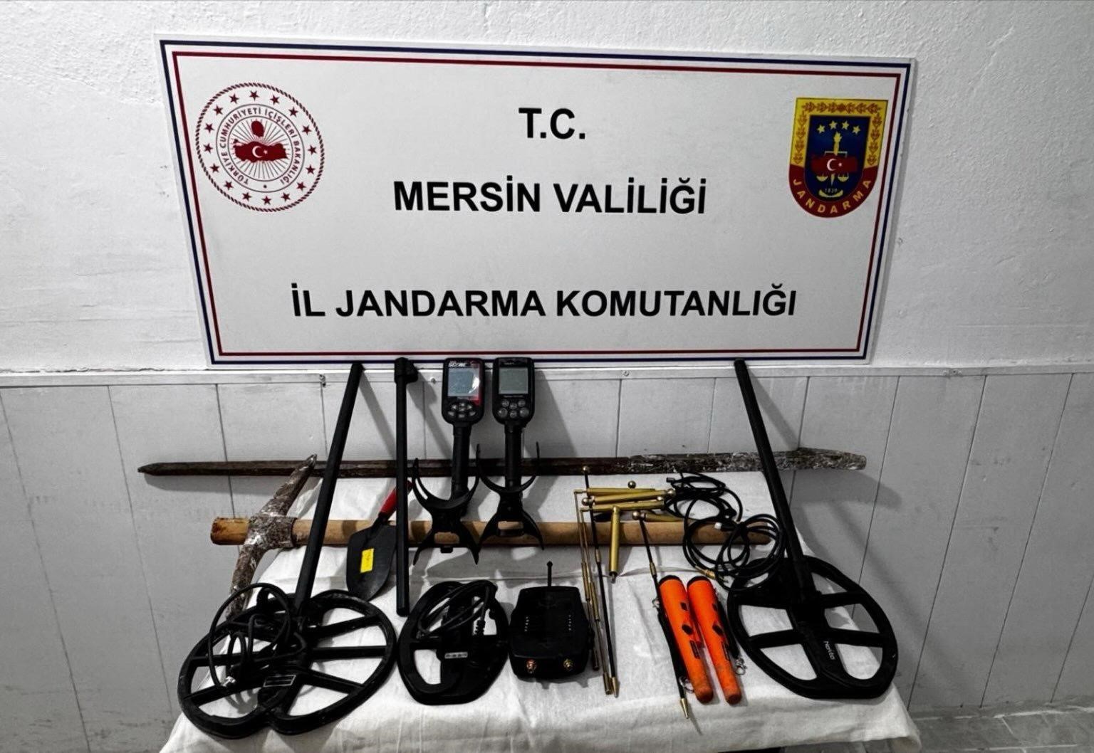 Kaçak kazı yapan 4 şüpheli yakalandı