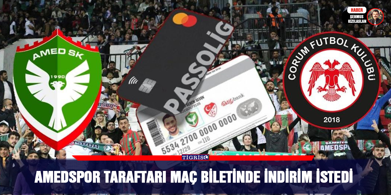 Amedspor Taraftarı maç biletinde indirim istedi