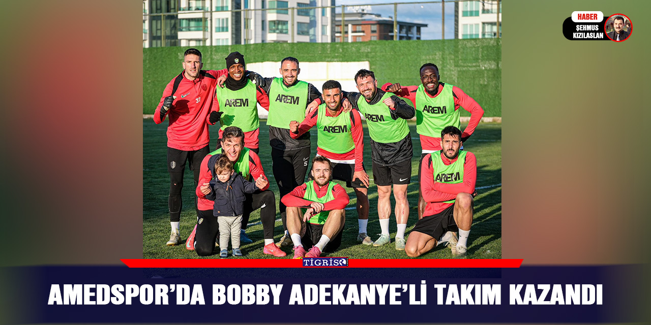 Amedspor’da Bobby Adekanye’li Takım Kazandı