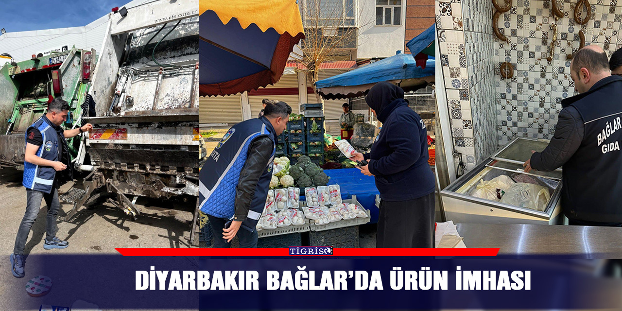 Diyarbakır Bağlar’da ürün imhası