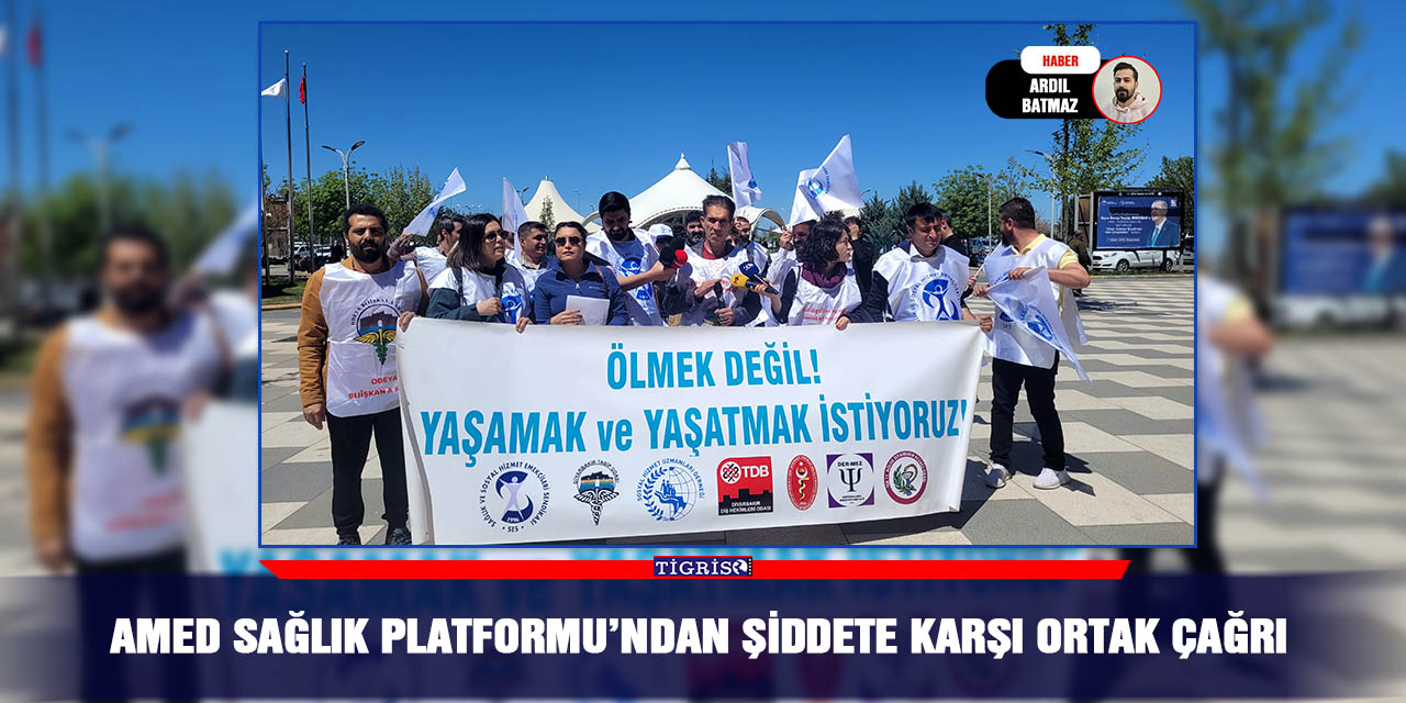 Amed Sağlık Platformu’ndan şiddete karşı ortak çağrı