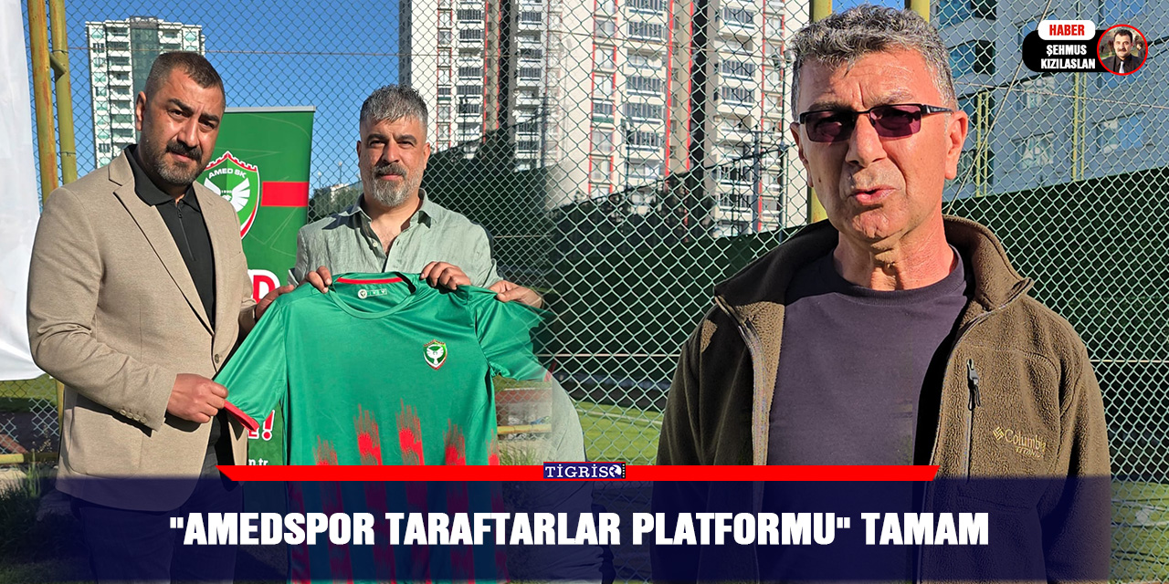VİDEO - "Amedspor Taraftarlar Platformu" tamam