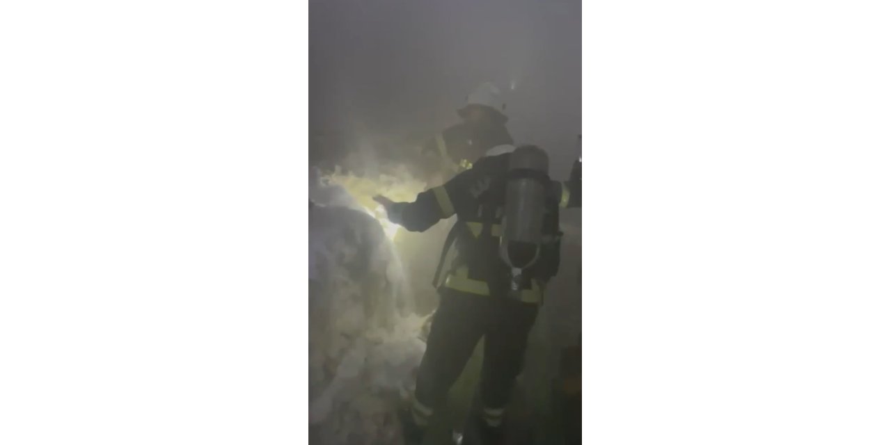 Maraş'ta fabrika yangını