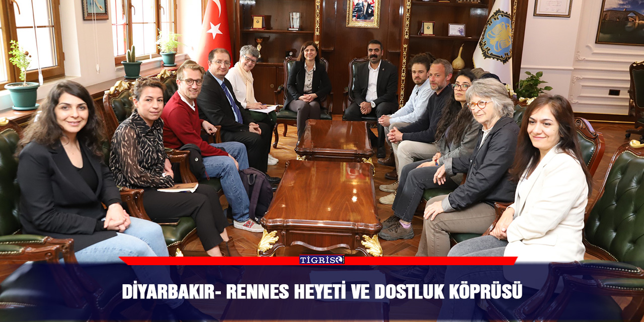 Diyarbakır- Rennes heyeti ve dostluk köprüsü