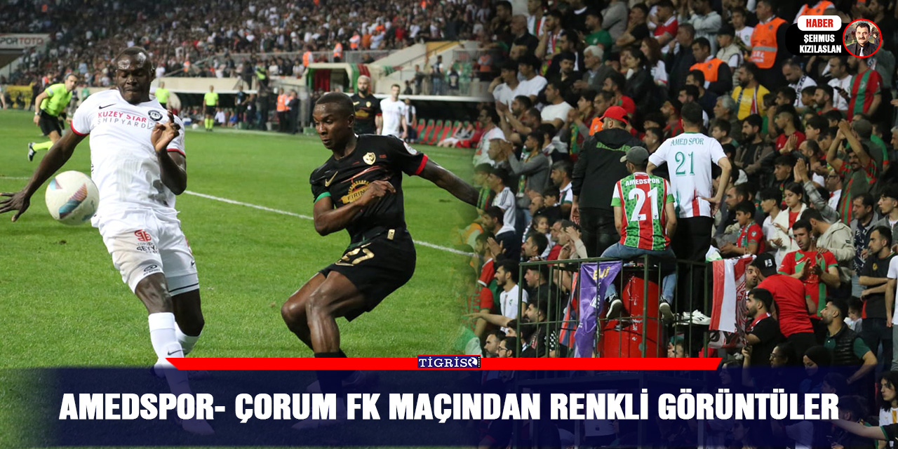Amedspor- Çorum FK Maçından Renkli Görüntüler