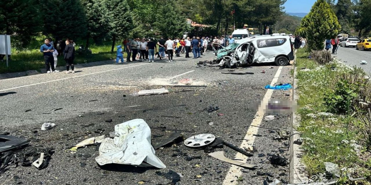 Marmaris'te karayolunda kaza: 1 ölü, 4 yaralı