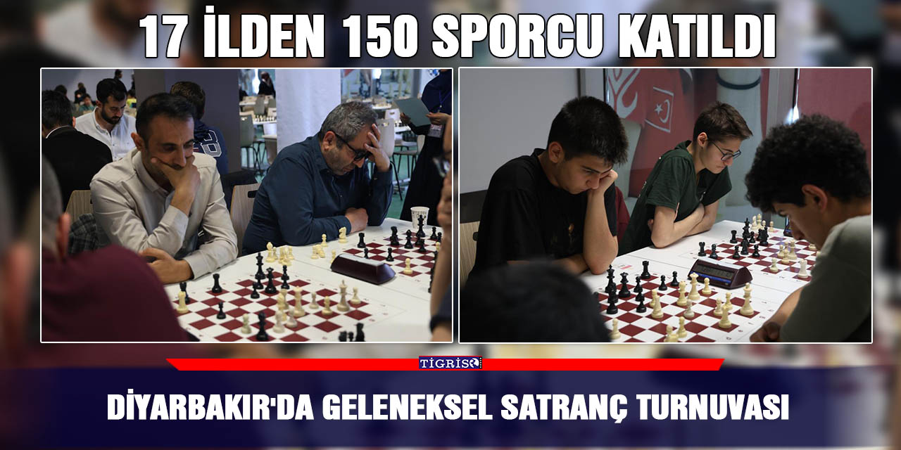 Diyarbakır'da geleneksel satranç turnuvası