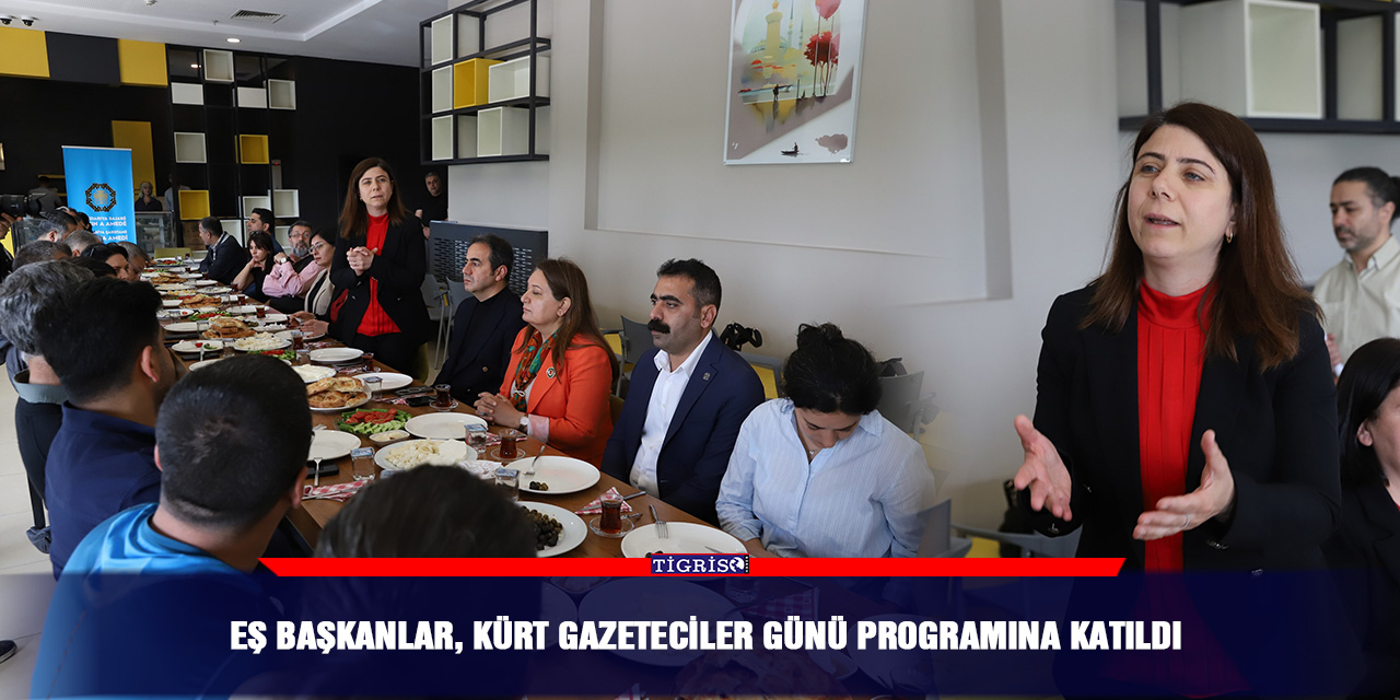 Eş Başkanlar, Kürt Gazeteciler Günü programına katıldı