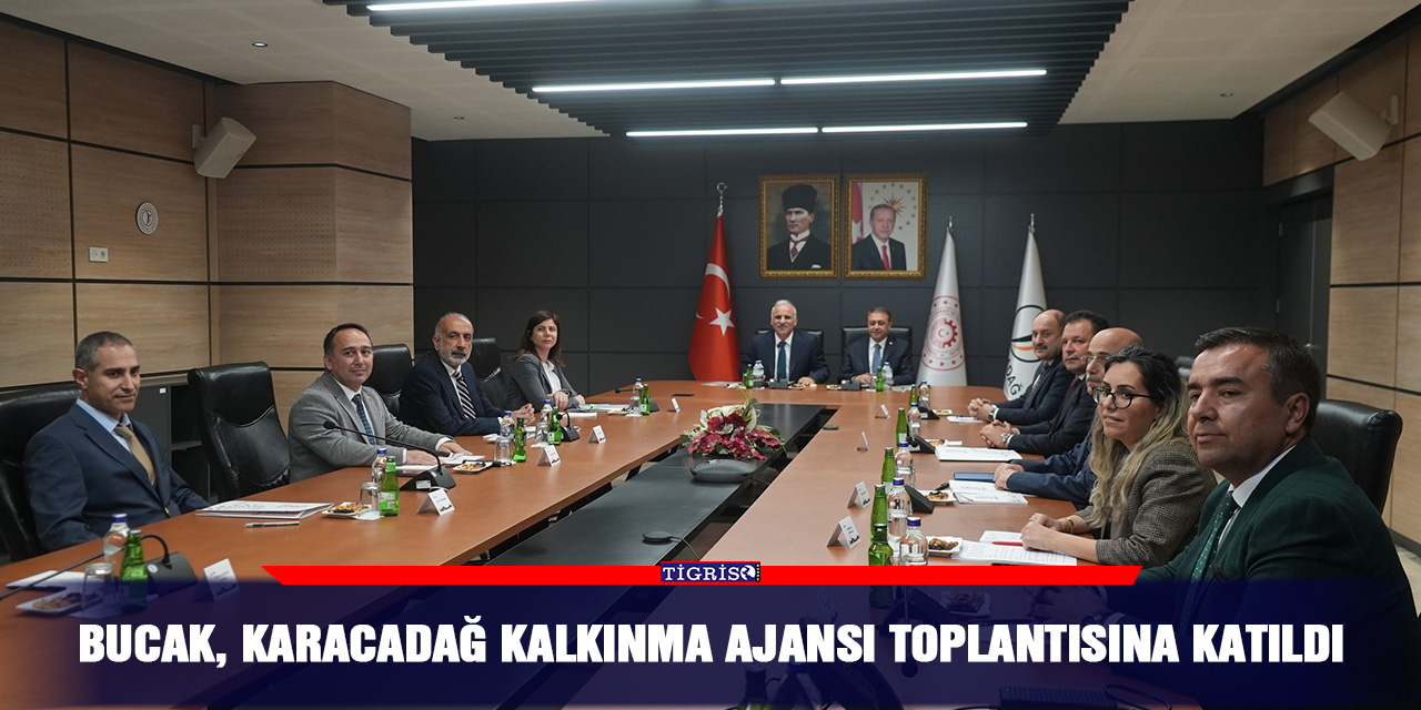 Bucak, Karacadağ Kalkınma Ajansı toplantısına katıldı