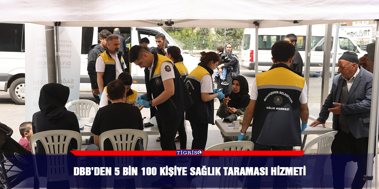 DBB’den 5 bin 100 kişiye sağlık taraması hizmeti