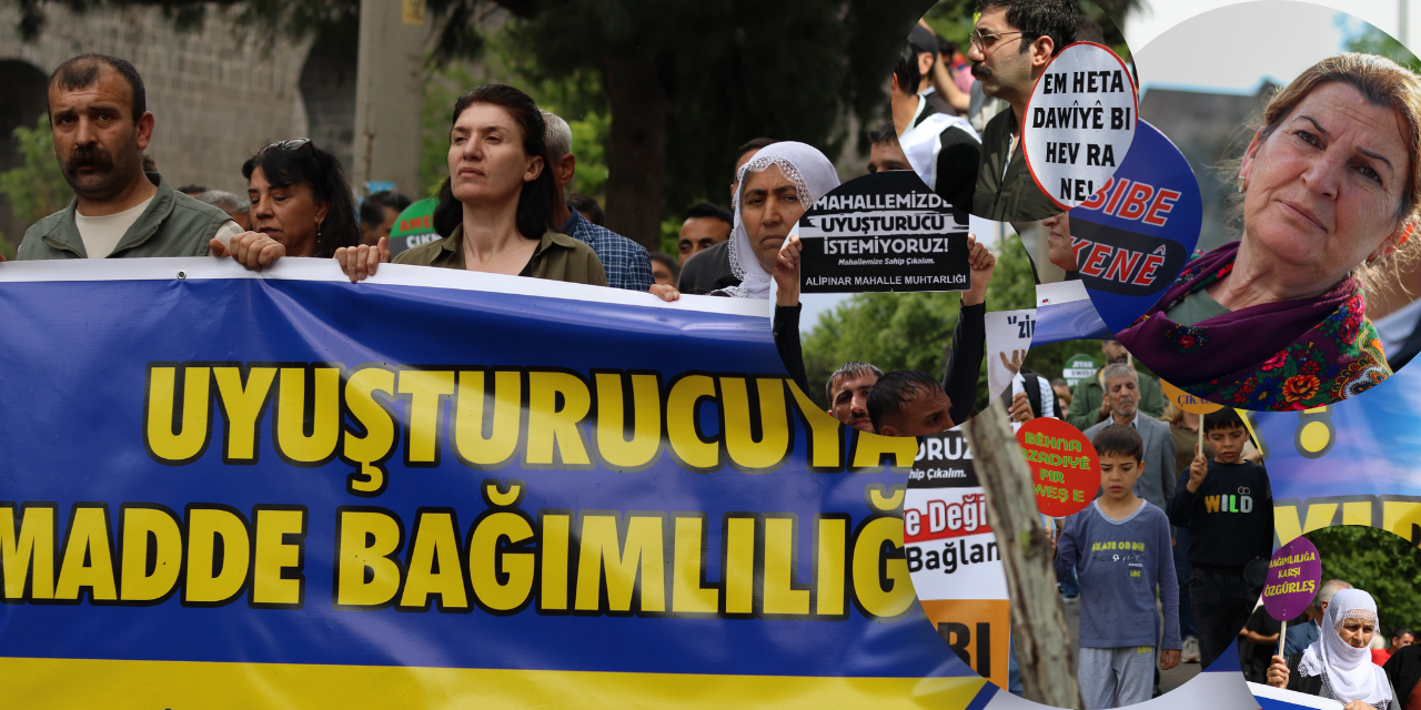 Diyarbakır’da uyuşturucuya karşı yürüyüş: Zehire değil, umuda sarıl