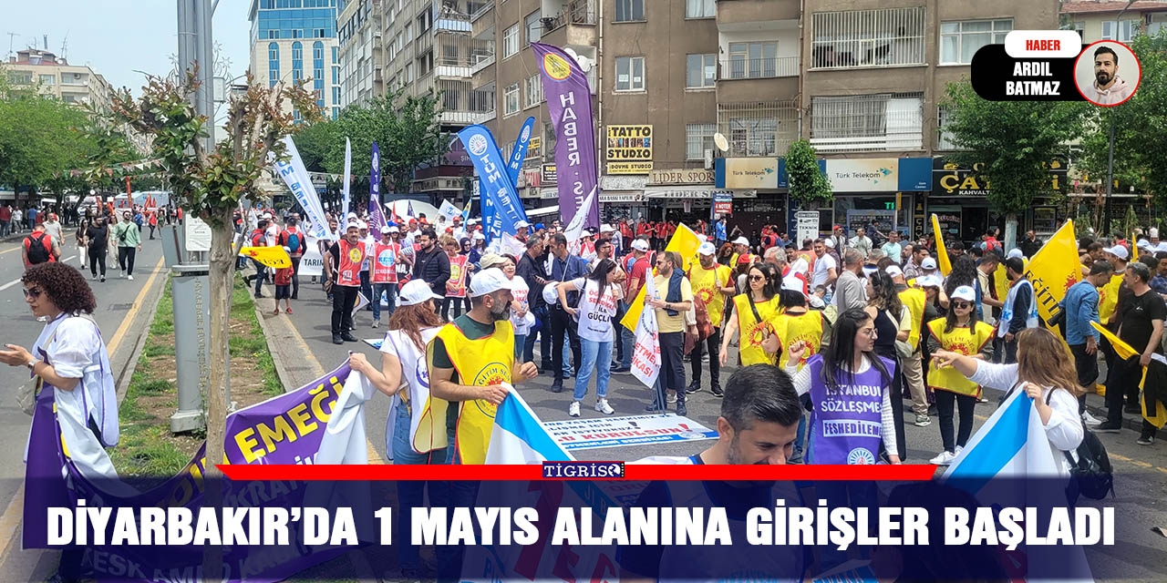 VİDEO - Diyarbakır’da 1 Mayıs alanına girişler başladı