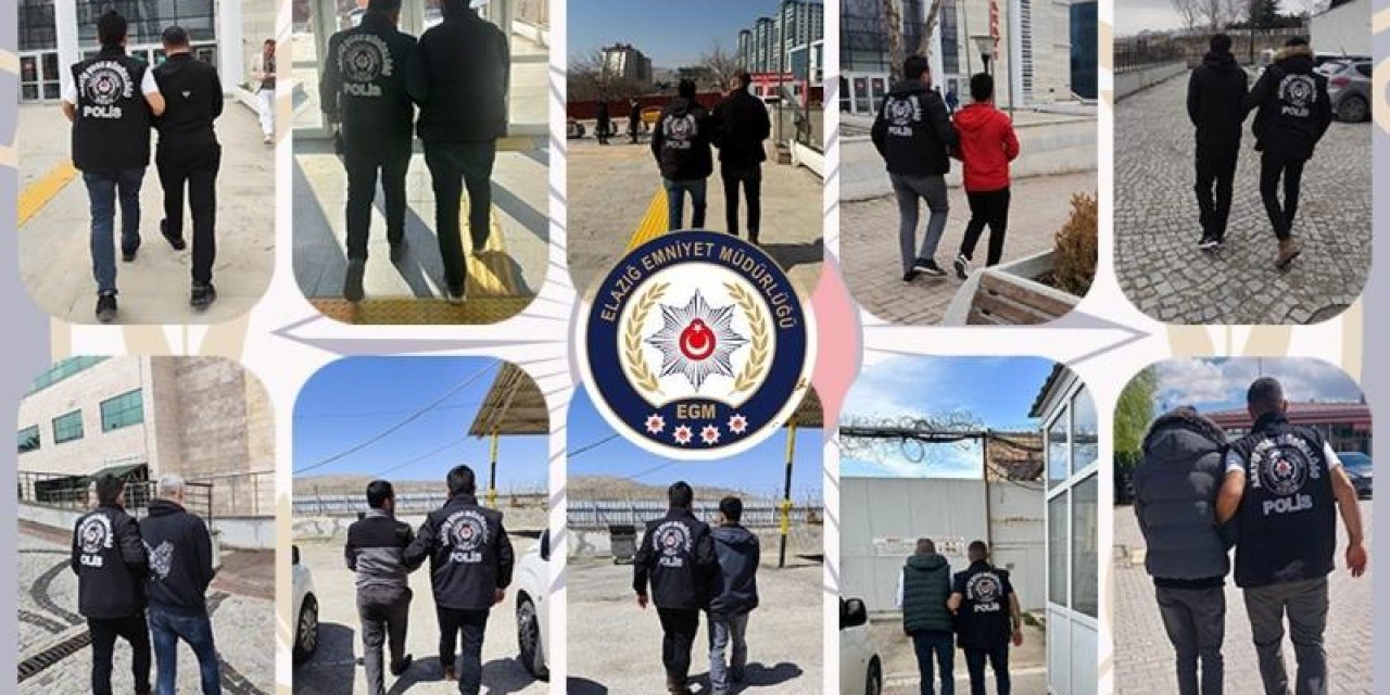 Hapis cezası bulunan 107 şahıs yakalandı