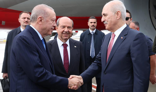 Cumhurbaşkanı Erdoğan KKTC'de