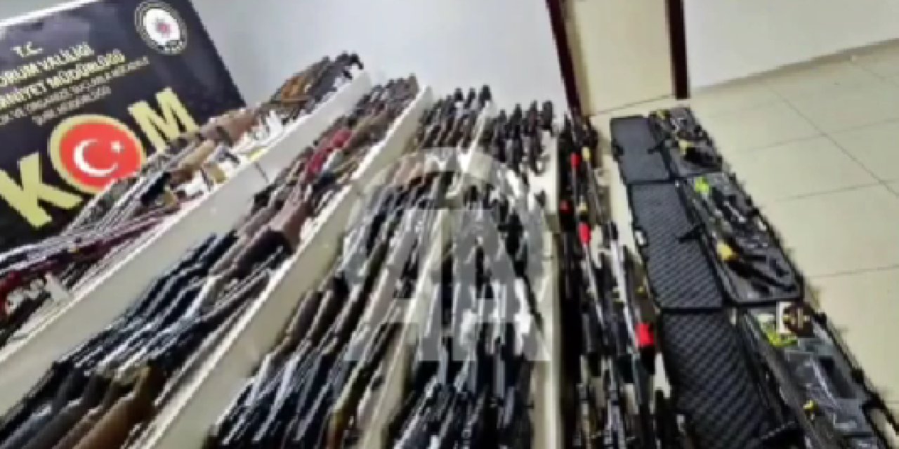 Polis kontrolünde 118 av tüfeği yakalandı