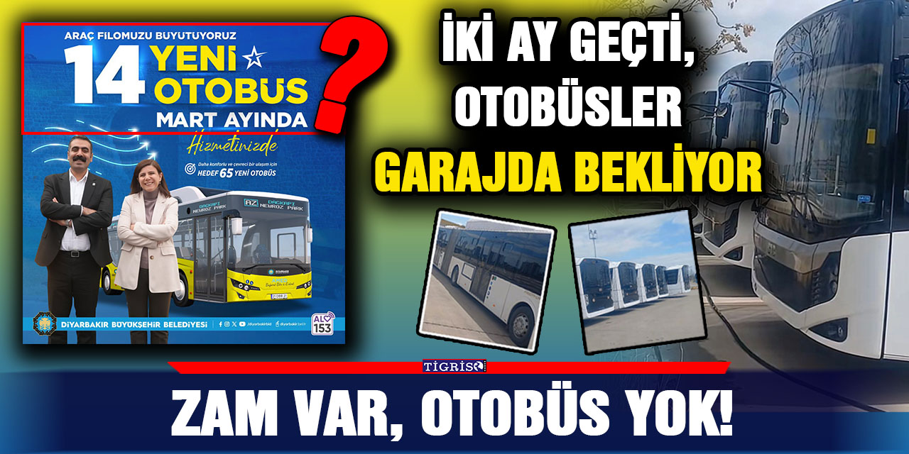 Zam var, otobüs yok!