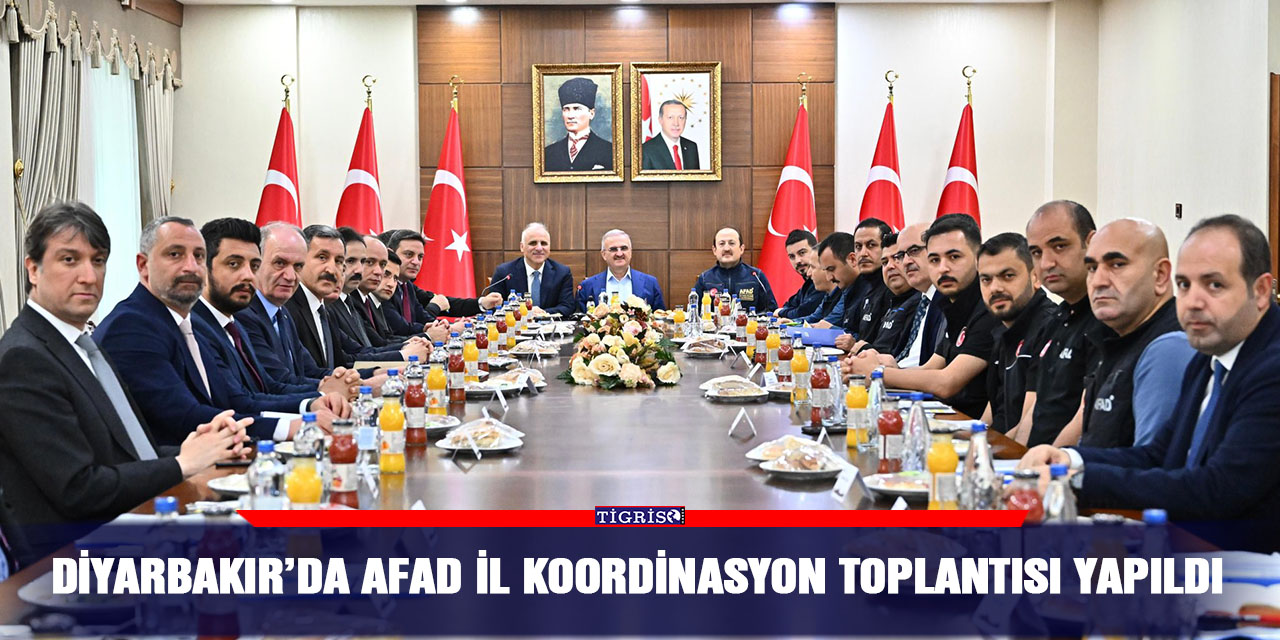 Diyarbakır’da AFAD il koordinasyon toplantısı yapıldı