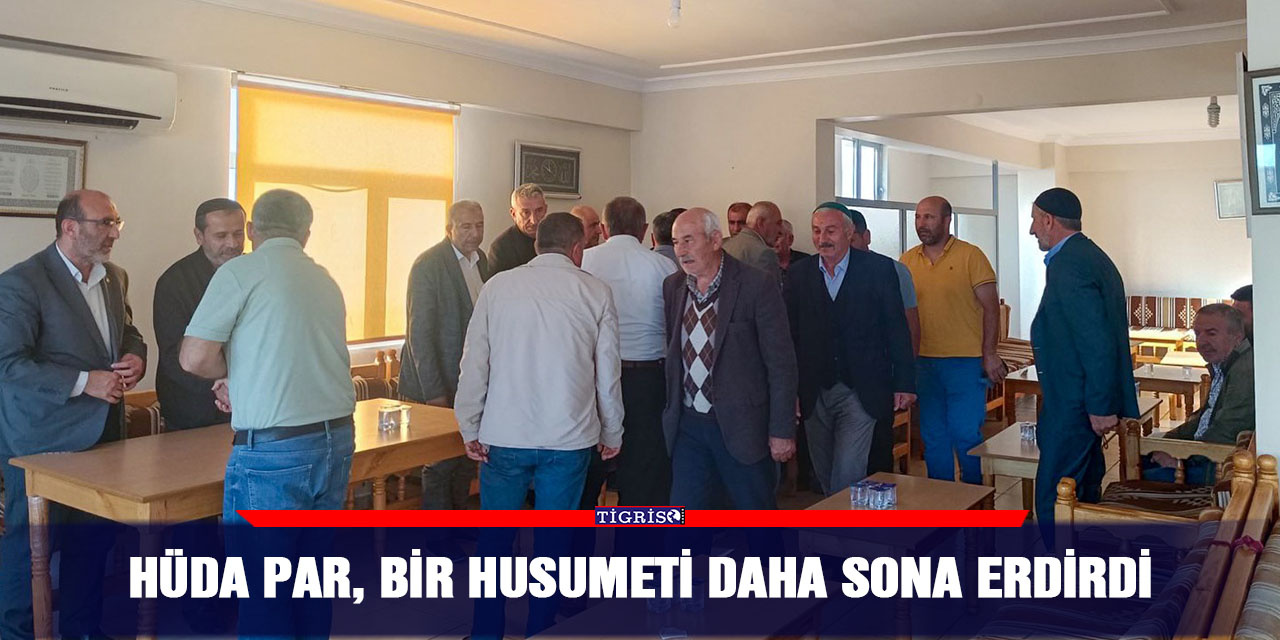 HÜDA PAR , Bir Husumeti Daha Sona Erdirdi