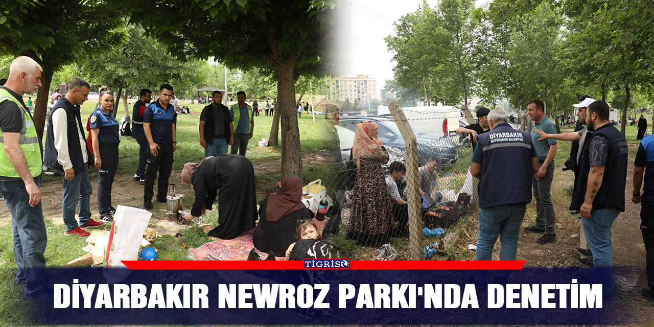 Diyarbakır Newroz Parkı'nda denetim