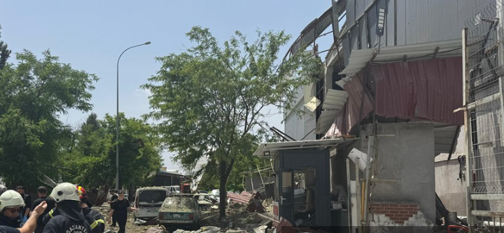 Buhar kazanında patlama: 7 işçi yaralandı