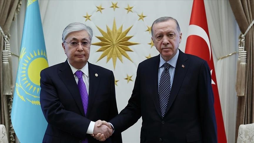 Erdoğan, Kazakistan Cumhurbaşkanı Tokayev ile görüştü