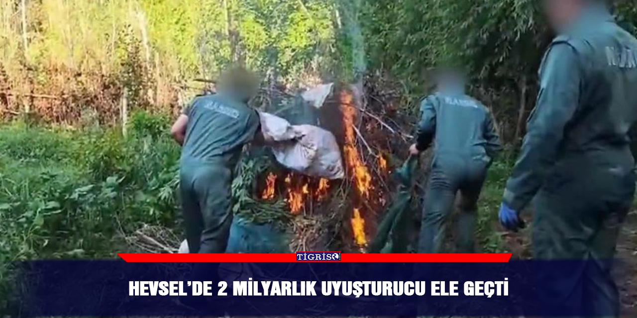 VİDEO - Hevsel’de 2 milyarlık uyuşturucu ele geçti