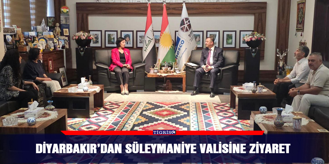 Diyarbakır’dan Süleymaniye valisine ziyaret