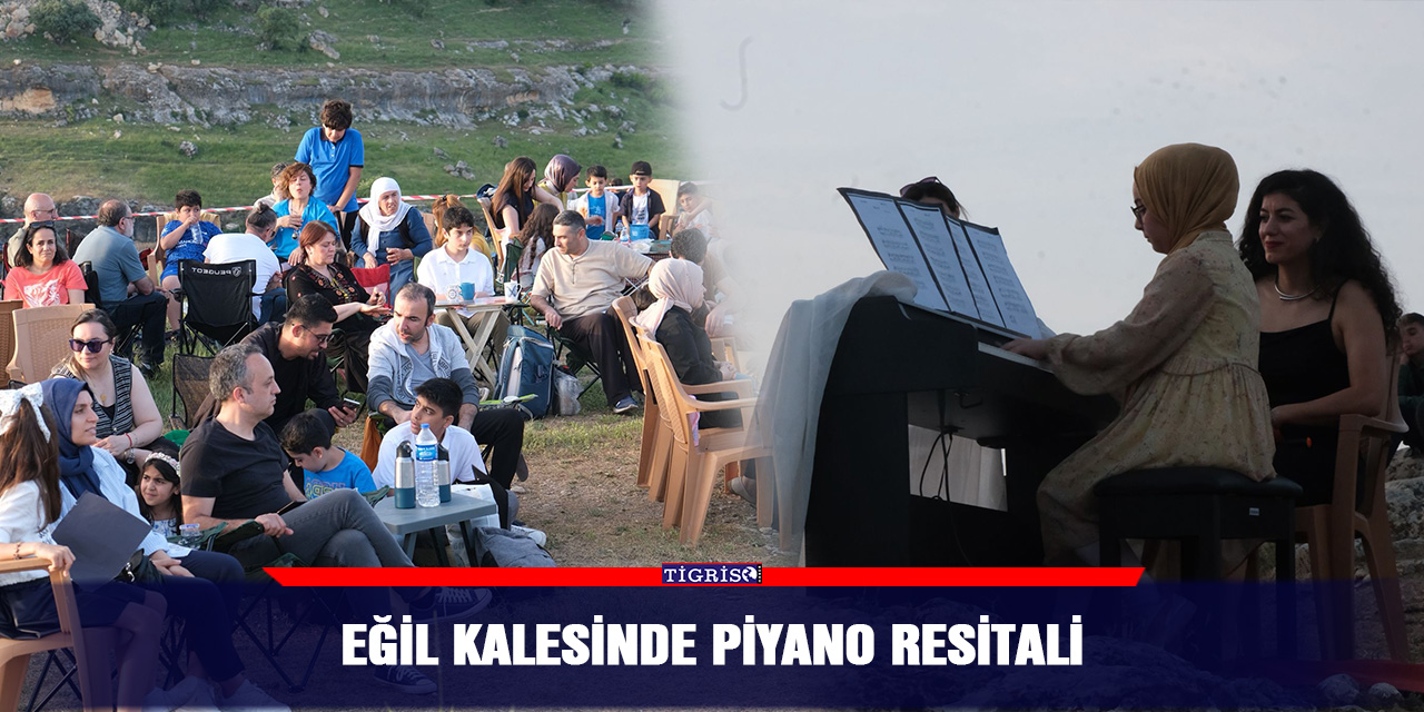 Eğil kalesinde piyano resitali