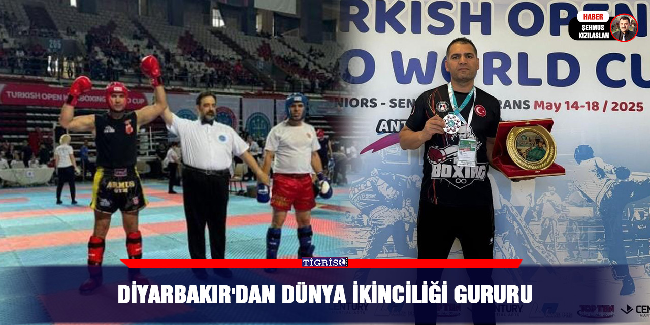 Diyarbakır'dan dünya ikinciliği gururu
