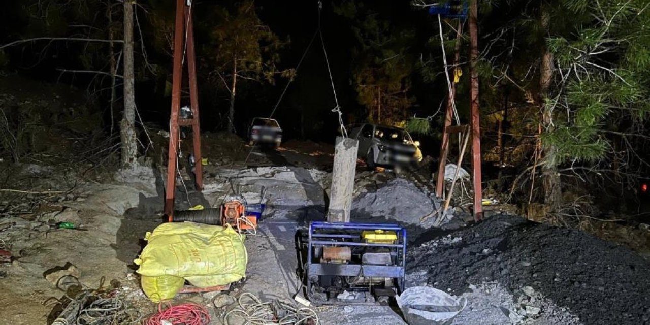 Kaçak krom operasyonu: 4 Gözaltı