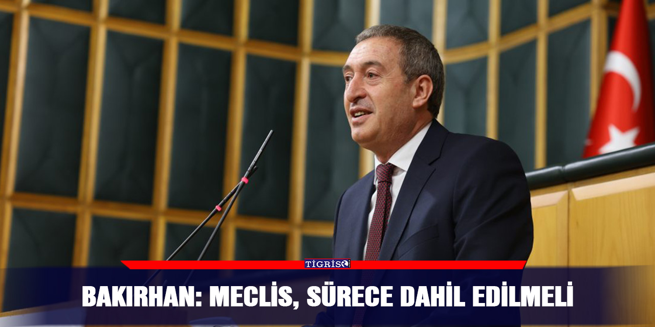 Bakırhan: Meclis, sürece dahil edilmeli