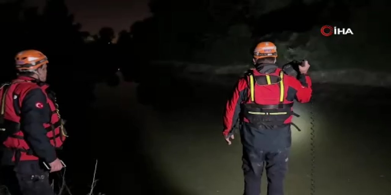 Nehirde umutla başlayan arama, acıyla bitti