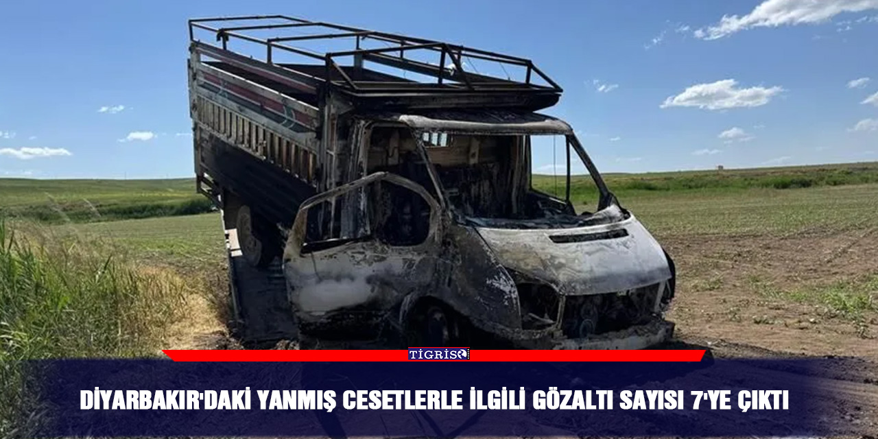 Diyarbakır'daki yanmış cesetlerle ilgili gözaltı sayısı 7'ye çıktı