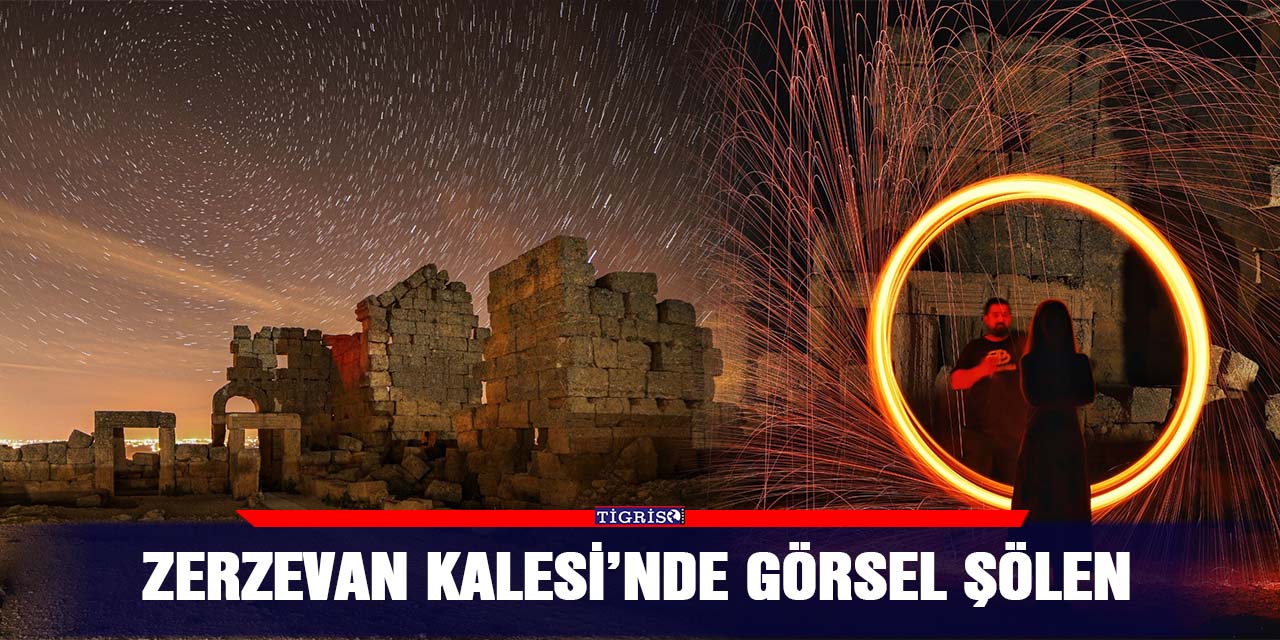 Zerzevan Kalesi’nde görsel şölen