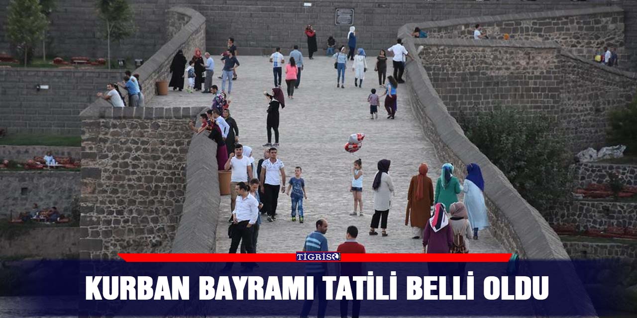 Kurban bayramı tatili belli oldu
