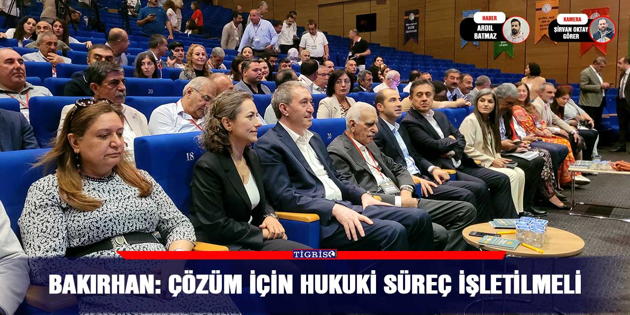 VİDEO - Bakırhan: Çözüm için hukuki süreç işletilmeli