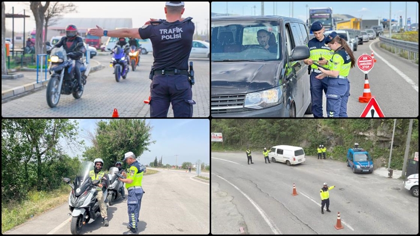 Bir haftada 534 bin 508 sürücüye işlem yapıldı