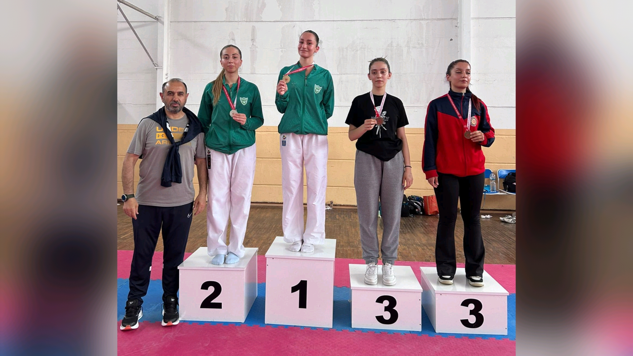 Diyarbakırlı Sena'dan karatede altın madalya