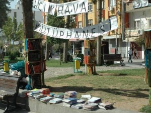 Kızıltepe'de açık hava kütüphanesi
