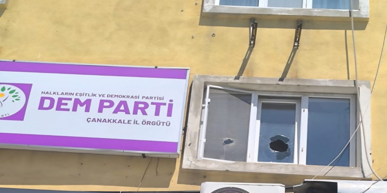 DEM Parti il binasına taşlı saldırı